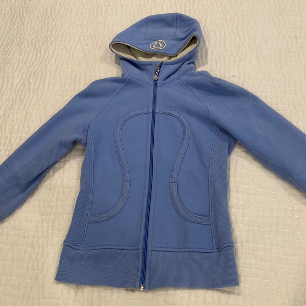 Lululemon Blue Scuba Hoodie size 4